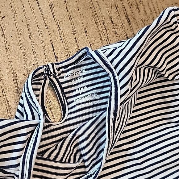 Carters 4T floral shirt - Picture 2 of 4